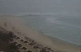 Un patrón de trayectoria proyectado mostró que la costa de Texas era el siguiente blanco de Beryl