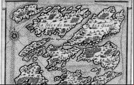 El mapa español de Malvinas/Falklands, (1520) según versión de Ushuaia   