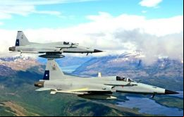 Cuando los F-5 llegaron a la zona no había señales de la aeronave intrusa