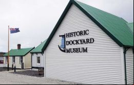 Vista del Museo que se ha convertido en punto de referencia obligado del acerbo histórico y patrimonial de las Falklands 