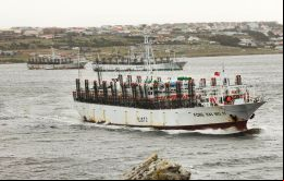 La pesca continúa como la industria de mayor trascendencia para la economía de las Islas Falkland (Foto N Bonner)