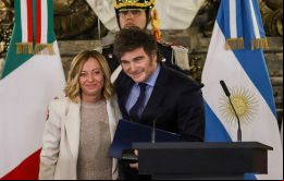 Será el sexto encuentro oficial de Milei con Meloni