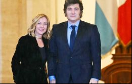 Fue el sexto encuentro entre Milei y Meloni en poco más de un año