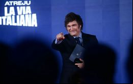 Milei insistió en que Meloni era una mujer muy valiente