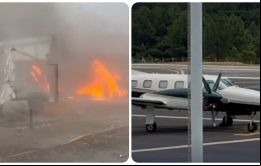 El avión de Galeazzi cayó en una zona densamente poblada