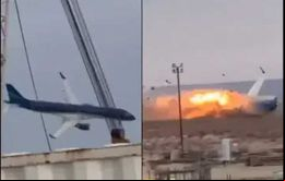 El avión cayó cerca de Aktau, un puerto del Mar Caspio en el oeste de Kazajstán