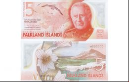 Prototipo de billete de 5 £