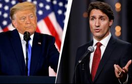 Trudeau había anunciado el arancel del 25% de Canadá a los bienes estadounidenses en represalia