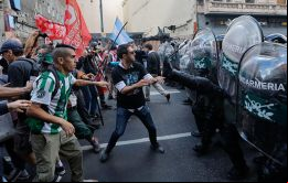 Un fotógrafo se encontraba en estado crítico como consecuencia de los enfrentamientos