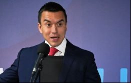 En medio del escándalo, Noboa lleva adelante su campaña electoral de cara a la segunda vuelta el 13 de abril