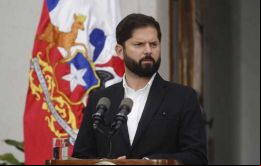 Boric destacó su diferencia con el gobierno argentino y la oposición chilena
