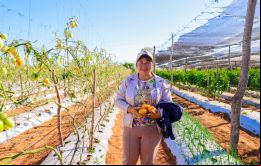 Giménez resaltó los beneficios del cultivo del ajo a los expertos internacionales