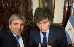 Milei dijo que Caputo era el mejor ministro de Economía de la historia