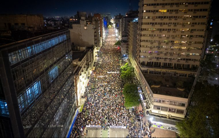 En esta edición, la consigna apeló directamente al compromiso del Ejecutivo, haciendo referencia en su título al eslogan sabremos cumplir. Foto: Sebastián Astorga