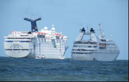 Los cruceros fuente de ingresos para los puertos del sur argentino y de las Falklands 