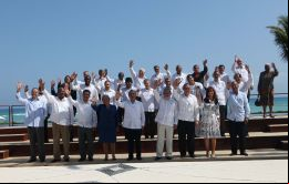 El balneario de Playa del Carmen es escenario de una reunión combinada del Grupo de Río y de la CALC.