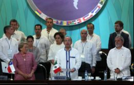 Esta tarde Bachelet recibirá para Chile la secretaría pró tempore del grupo de parte del Presidente de México, Felipe Calderón. 