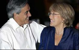 Piñera y Bachelet, políticas distintas pero igual rumbo