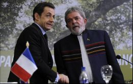 Lula da Silva y Nicolas Sarkozy han sellado desde 2007 la alianza militar entre Brasil y Francia