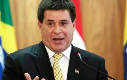 El mensaje fue enviado por el Presidente Cartes 