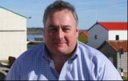  Roger Spink, presidente de la Cámara de Comercio de Falklands: igualmente anticipamos poder trabajar con nuestros amigos de Chile y Uruguay   
