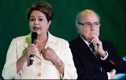  Blatter y Rousseff enfrentados por los retrasos en las obras para el Mundial 