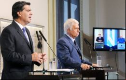 Jefe de gabinete, Jorge Capitanich y el Gobernador De la Sota 