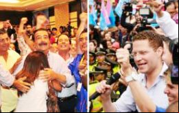 En Quito se impuso Rodas y en Guayaquil Nebot fue confirmado 