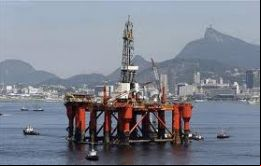 La mayoría del petróleo del auto suficiente Brasil, es extraído off-shore 