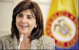 La ministra colombiana Holguín se entrevistará con su colega Loizaga 