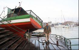 Hay viviendas afectadas pero lo peor hasta ahora han sido las embarcaciones de los pescadores artesanales 