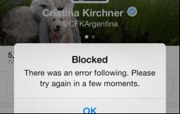 En la cuenta bloqueada los Falkland Islanders ironizaron sobre la existencia de armas nucleares en las Islas 