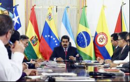 El presidente se reunió por espacio de más de una hora con los cancilleres, fue una conversación bastante extensa