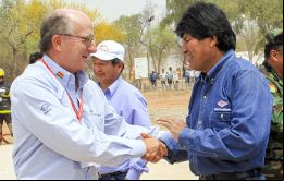 Contrariamente a lo sucedido en Argentina, Repsol funciona sin problemas en el país gobernado por Evo Morales 