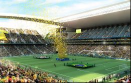Faltaron butacas en la primera prueba del domingo pasado. Se espera un lleno completo, 68.000 cuando el partido de Brasil-Croacia 