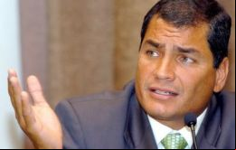 Según Correa pidió que los países mediterráneos, Bolivia y Paraguay, tengan libre  al mar para el desarrollo de nuestros pueblos 