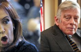 La presidenta Cristina Fernandez y el Juez Thomas Griesa 