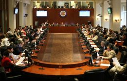 La reunión de cancilleres de la OEA fue solicitada por Argentina como antesala al encuentro del lunes con representantes de los fondos 