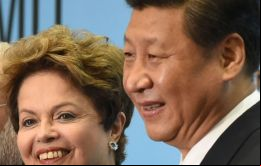 La presidenta Rousseff con su homólogo chino Xi Jiping