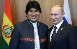Morales y Putin se reunieron en el marco de la cumbre de los países del grupo BRICS y Unasur 