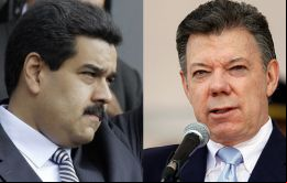 Los dos presidentes, Maduro y Santos se llevan bien, pero distintas políticas económicas generan muchos roces  