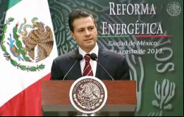 La reforma energética que abre recursos mexicanos al sector privado y se discute en el Congreso, es impulsada por el gobierno de Peña Nieto