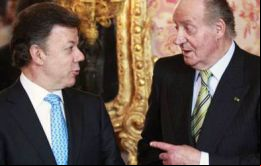 El presidente estuvo reunido con el ex rey de España Juan Carlos, un viejo amigo de Colombia