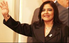 Con el voto de la titular del poder legislativo, Ana María Solórzano, se pudo quebrar el empate a 54 y darle apoyo al gabinete de Jara (Foto)