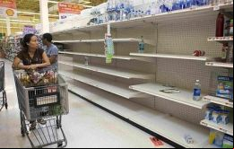 Diez y seis productos presentaron problemas de escasez en agosto desde leche en polvo hasta azúcar y aceite; un 27,6% de 58 productos que contiene la canasta.