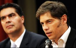La presentación ante diputados fue hecha por el ministro Kicillof y el jefe de gabinete Capitanich 