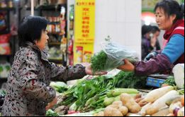 El precio de los alimentos, que representa un tercio de la cesta habitual del consumidor chino, fue determinante para el dato de septiembre