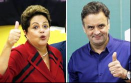 La encuesta señaló que la intención de voto de Rousseff subió 3 puntos respecto a la última encuesta hace una semana, mientras que Neves bajó 2 enteros.
