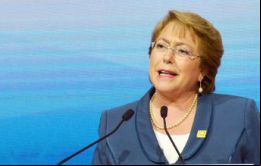 ”Ir a trabajar con Chile es no solo hacer negocios con Chile, sino que una plataforma para hacer negocios con otros países de la región”, dijo Bachelet