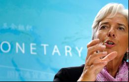Lagarde dijo que “la economía peruana prosperará pese al descenso del precio de las materias primas y la desaceleración de la demanda global”.